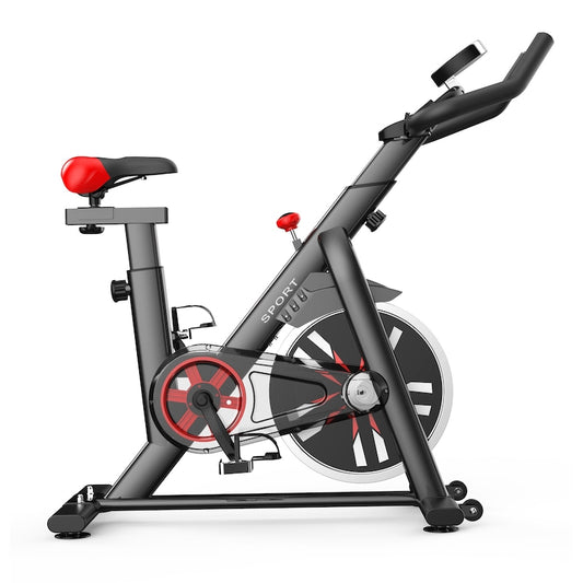 Fitness Master Exercise Spin Bike 8kg Flywheel Fitness Commercial Home Gym Black Unique Design Wws