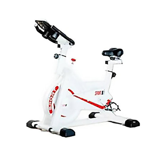 Fitness Master White Colour Exercise Spin Bike Home Gym Workout Equipment Cycling Fitness 8kg Wheels Wws