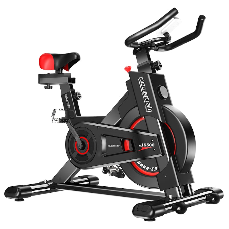 Powertrain Heavy Flywheel Exercise Spin Bike IS500 - Black